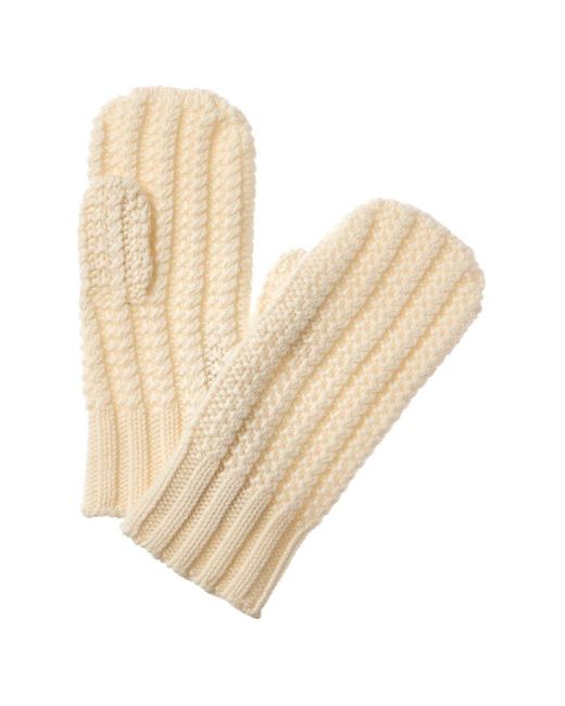 Sofiacashmere Natural Cashmere Gloves
