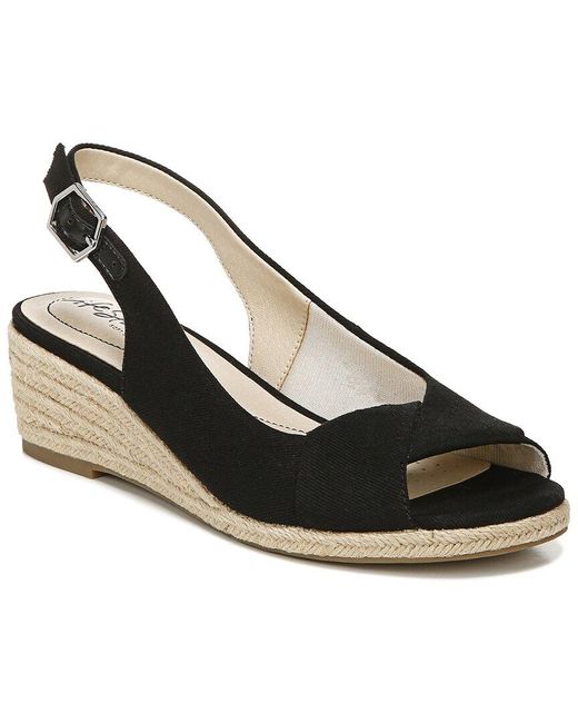 LifeStride Black Socialite Espadrille