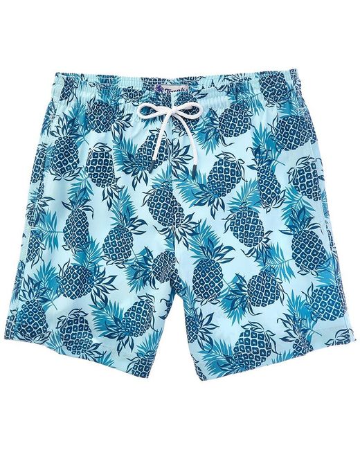 Trunks Surf & Swim Blue Sano Swim Trunk for men