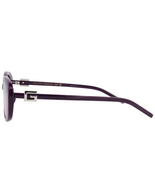 Gucci Purple Gg1684Sa 55Mm Sunglasses