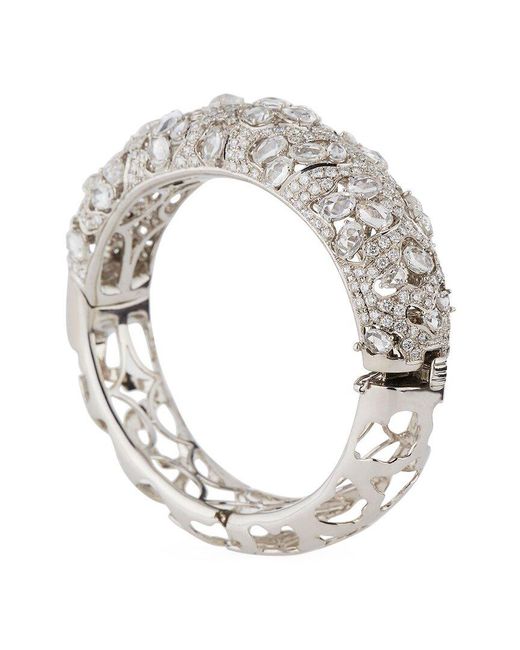 Diana M White Fine Jewelry 18k 6.37 Ct. Tw. Diamond Bracelet