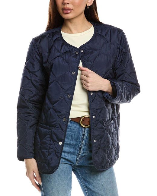 Tommy Bahama Blue Lightweight Quilted Liner Jacket