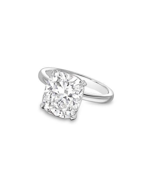 Diana M White 14K 10.00 Ct. Tw. Lab-Grown Diamond Ring