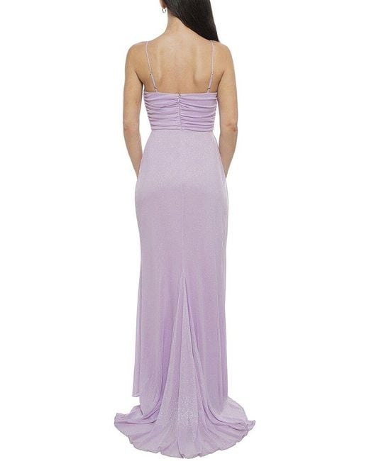 Jump Apparel Purple Embellished Maxi Dress