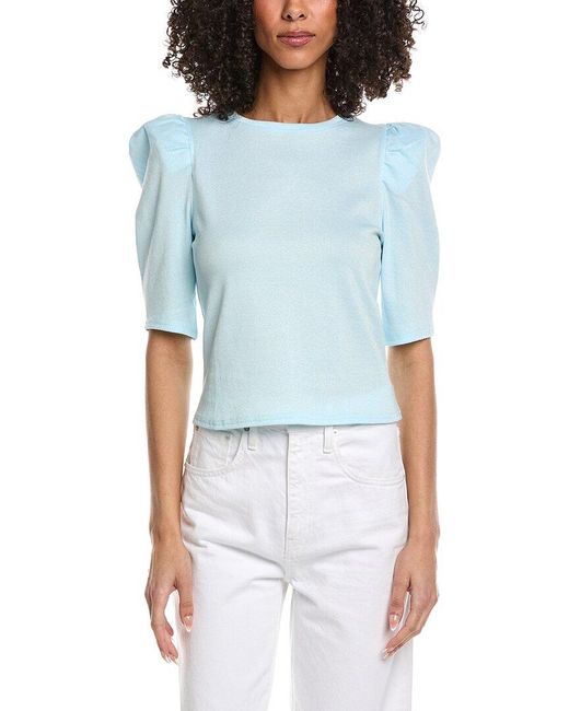 Nicole Miller Blue Blouse