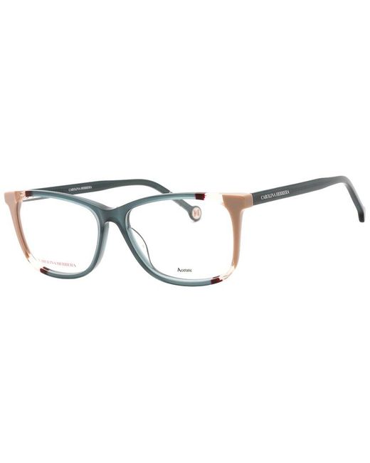 Carolina Herrera Women's Blue Ch0066 55Mm Optical Frames