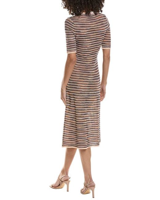 Missoni Brown Wool-Blend Dress