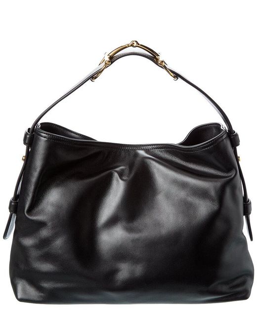 Gucci Black Beatrix Medium Leather Tote