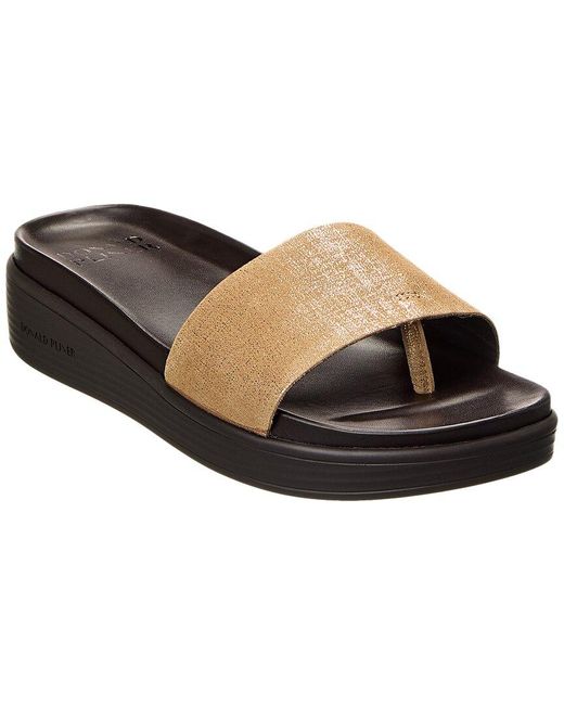 Donald J Pliner Black Fiji Leather Sandal