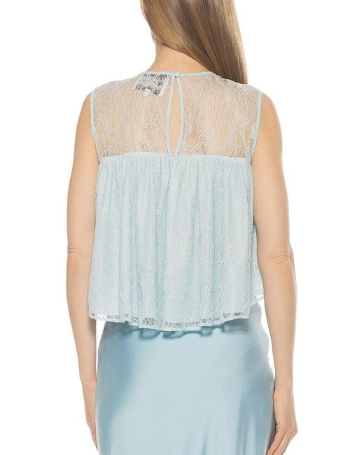 Alexia Admor Blue Portia Top