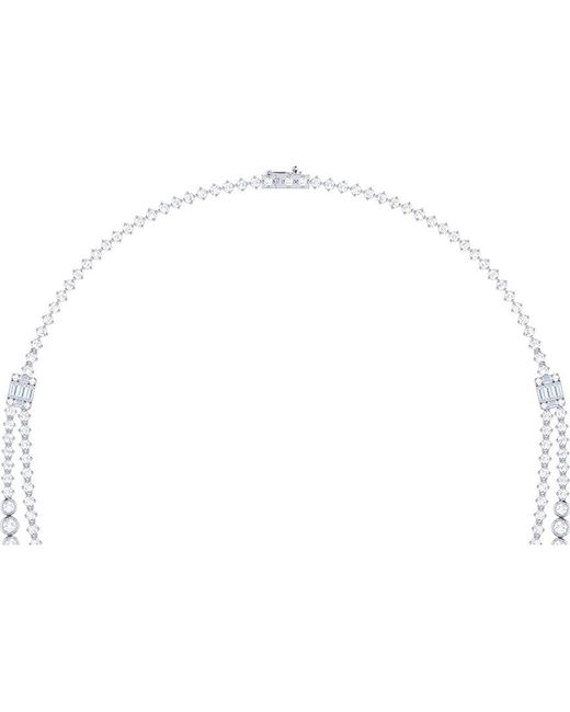 Lab Grown Diamonds White 14K 21.50 Ct. Tw. Lab-Grown Diamond Fashion Necklace