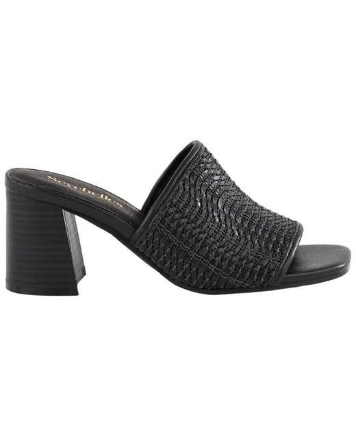 Seychelles Black Adapt 3 Woven Heeled Sandal
