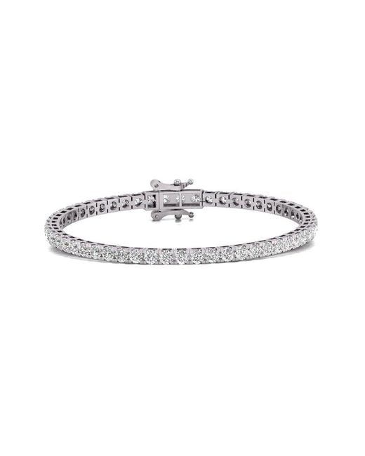 Diana M White Diana M. Fine Jewelry 14K 5.00 Ct. Tw. Lab Grown Diamond Tennis Bracelet