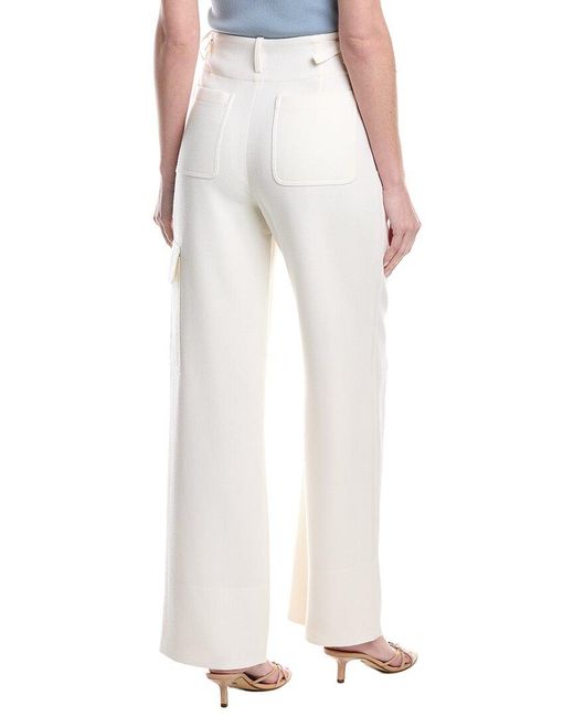 Alexis White Justen Wool Pant