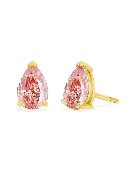 Amairah Pink 14K 1.00 Ct. Tw. Lab-Grown Diamond Stud Earrings