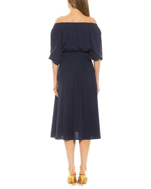 Alexia Admor Blue Emily Dress