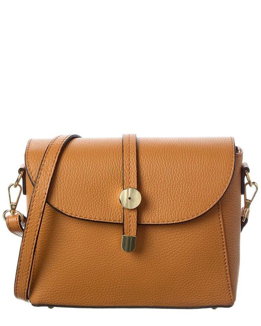 Italian Leather Brown Crossbody