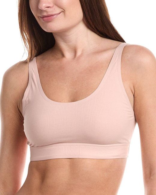 Wolford Pink Scoop Neck Bralette