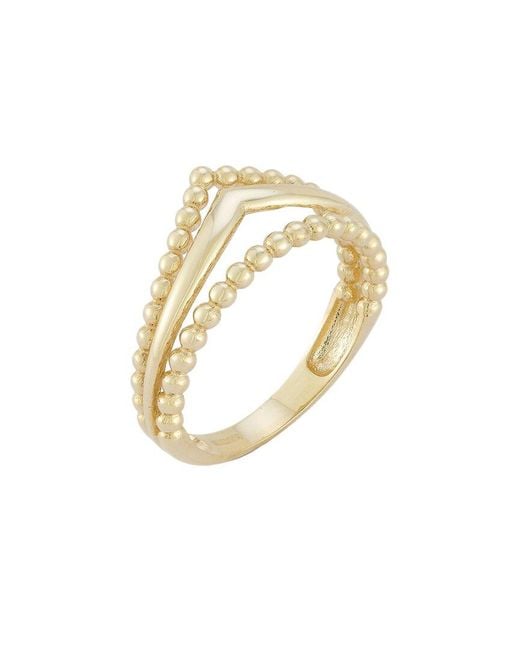 Ember Fine Jewelry Metallic 14k Chevron Ring