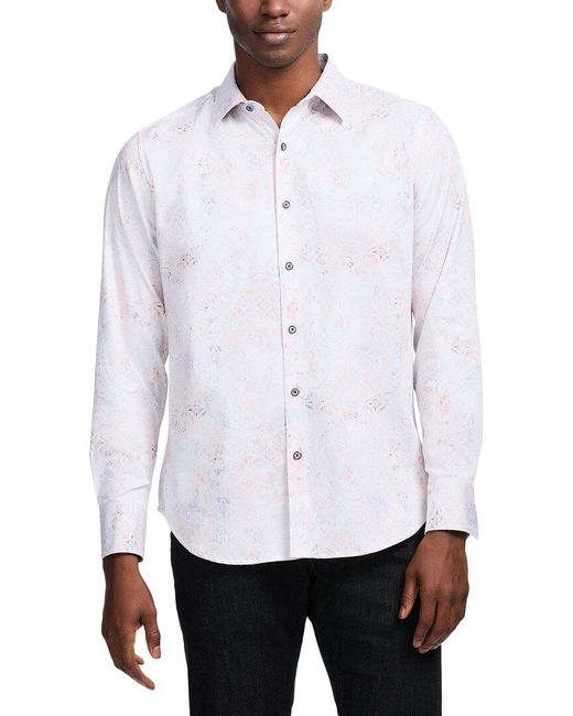 Robert Graham White Addington Woven Shirt for men