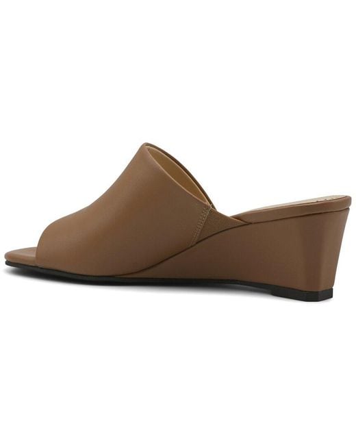 Adrienne Vittadini Brown Adami Sandal