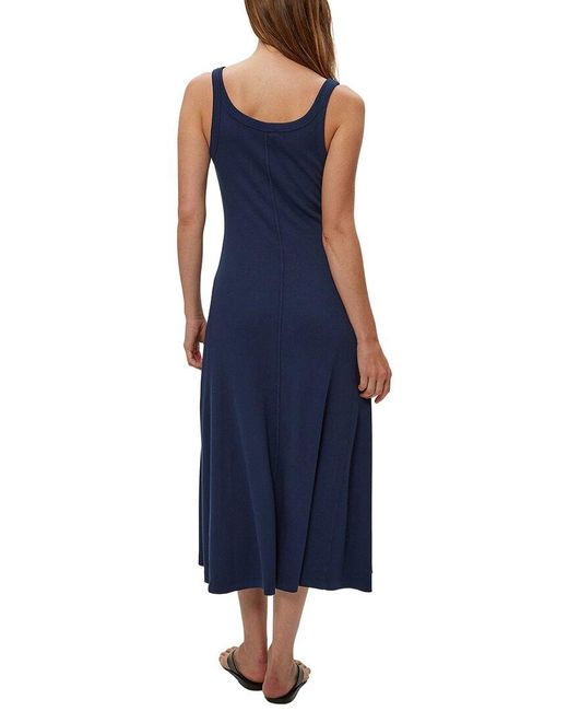 Michael Stars Blue Celine Fit & Flare Dress