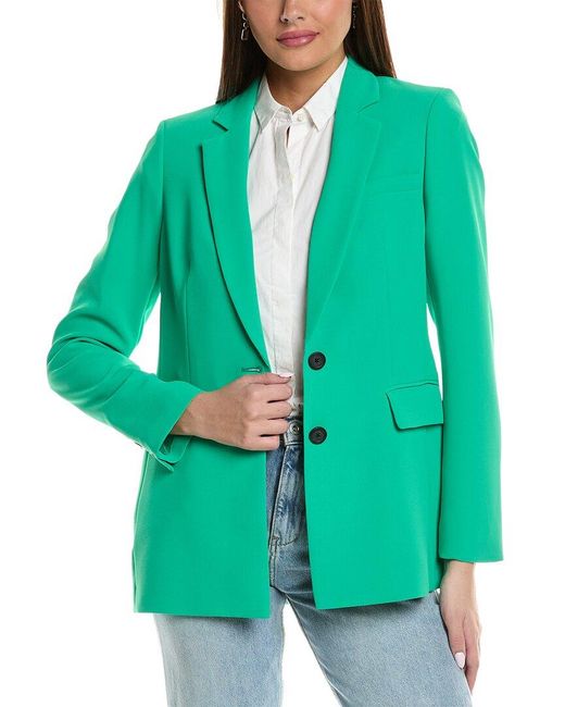 Karl Lagerfeld Green Oversized Suit Jacket