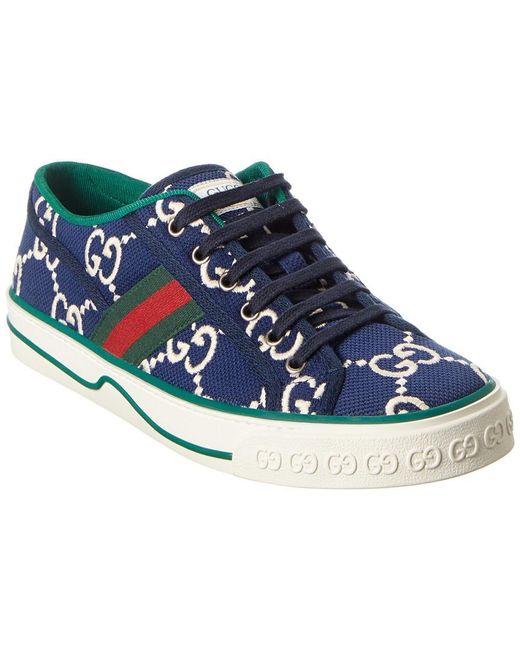 gucci canvas sneakers