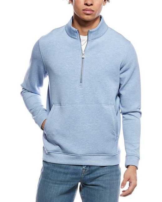 Peter Millar Blue Winsome 1/2-Zip Pullover for men