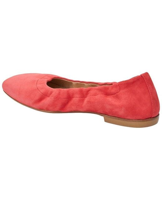 Jack Rogers Red Santa Leather Ballet Flat