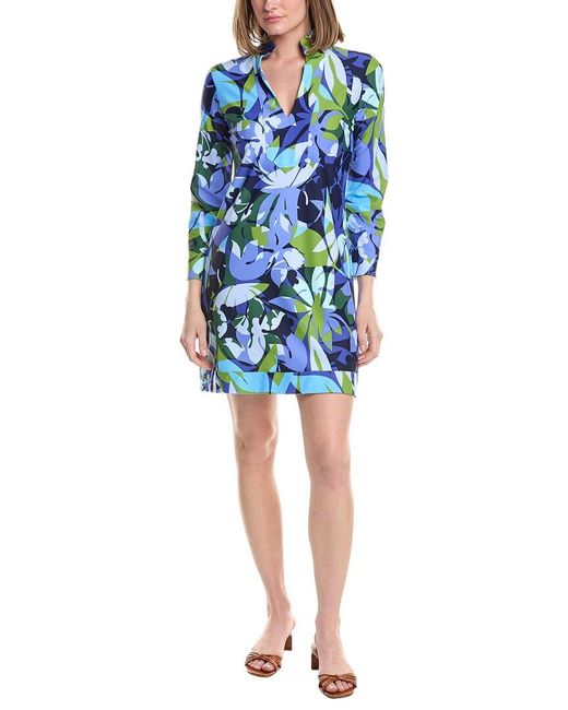 Jude Connally Blue Kate Shift Dress