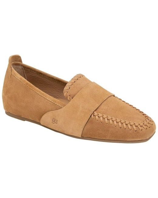 Gentle Souls Brown Snadra Suede Flat