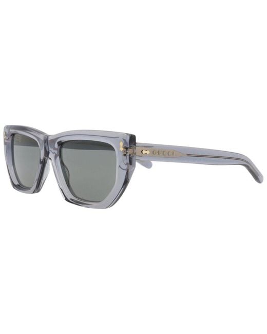 Gucci Gray Gg1520S 53Mm Sunglasses