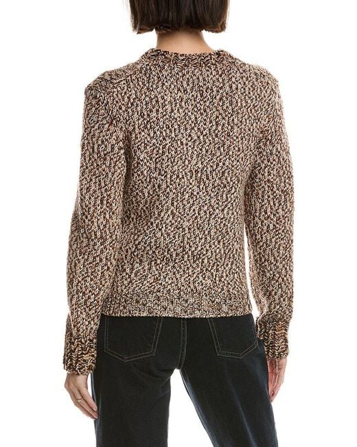 Moncler Brown Knit Wool Sweater