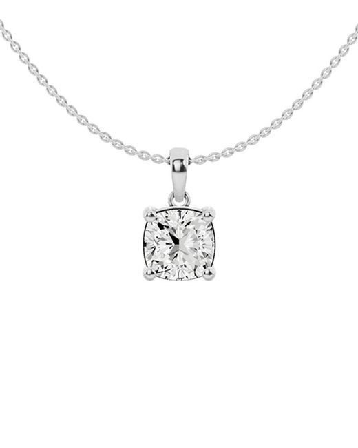 Lab Grown Diamonds White 14K 2.00 Ct. Tw. Lab Grown Diamond Solitaire Pendant Necklace