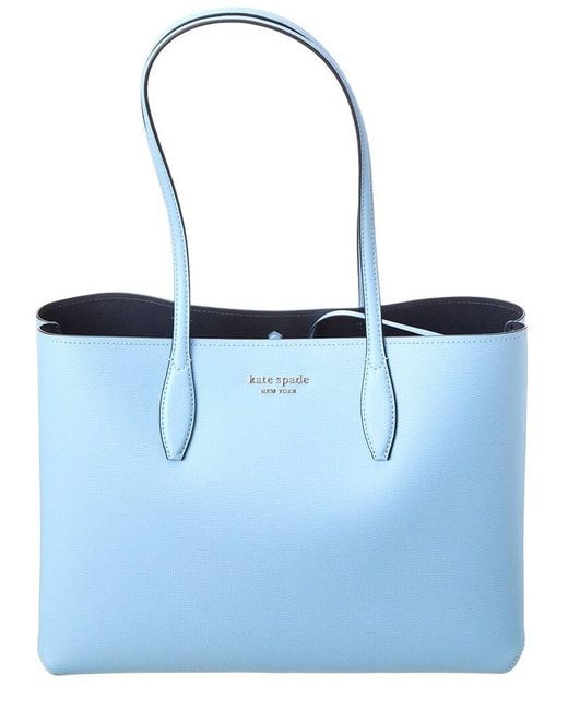 Kate Spade Blue All Day Leather Tote