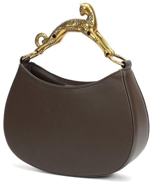 Tiffany & Fred Paris Brown Leather Crossbody