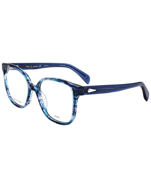 Rag & Bone Blue 54Mm Optical Frames