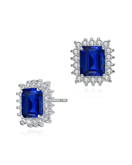 Rachel Glauber Blue Earrings