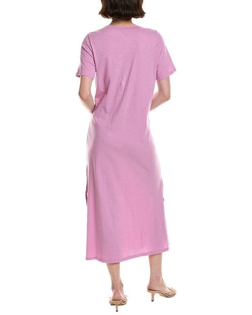 Eileen Fisher Pink Midi Shirtdress