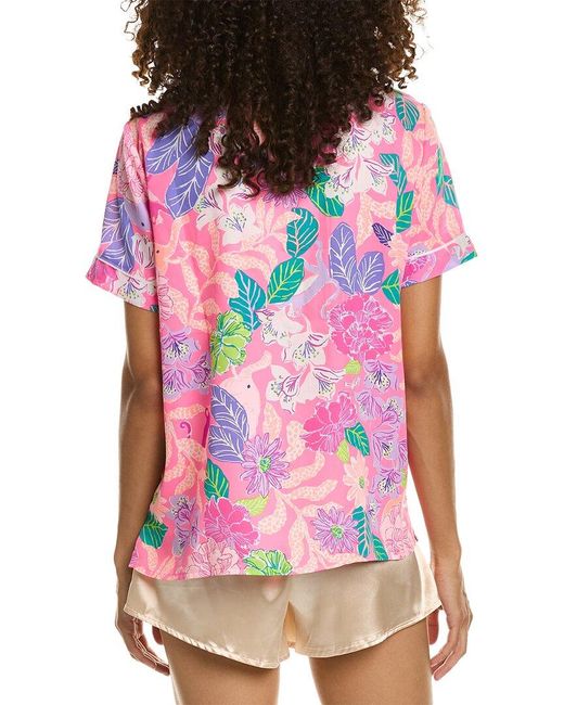 Lilly Pulitzer Red Teagan Pj Top