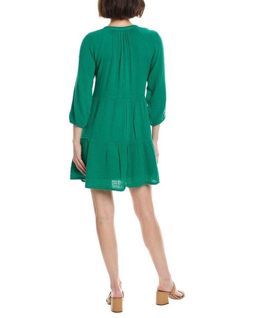 Michael Stars Green Sonia Mini Dress