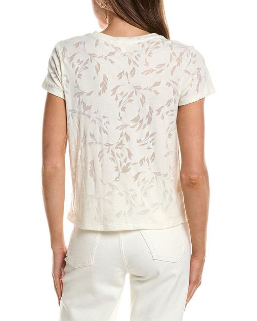 Splendid White Air Burnout T-Shirt