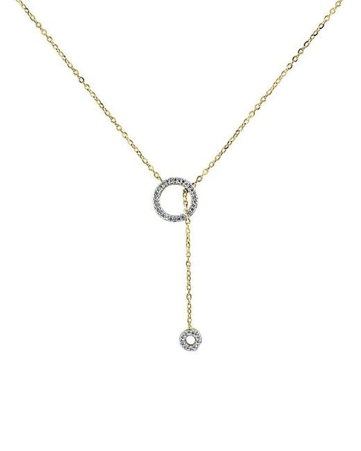 Sabrina Designs Metallic 14K 0.09 Ct. Tw. Diamond Necklace