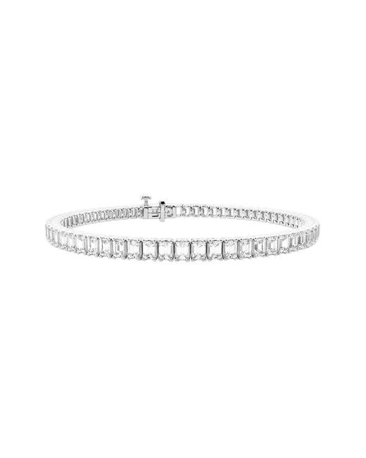 Lab Grown Diamonds White 14K 7.00 Ct. Tw. Lab Grown Diamond Tennis Bracelet