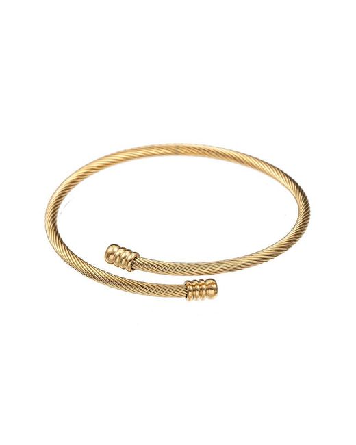 Eye Candy LA White Luxe Collection Cz Tina Stretch Bracelet