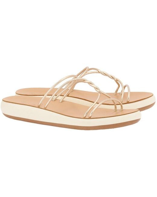 Ancient Greek Sandals White Leftheri Comfort Sandal