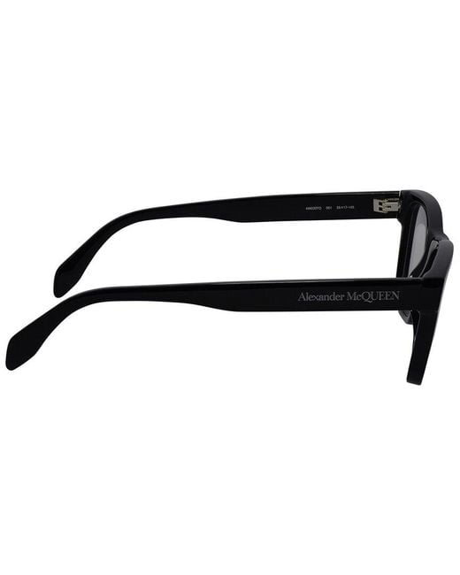 McQueen Black 0307o 55mm Optical Frames for men
