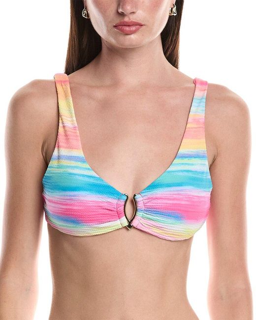 Becca Blue Verano Scoop Neck Top