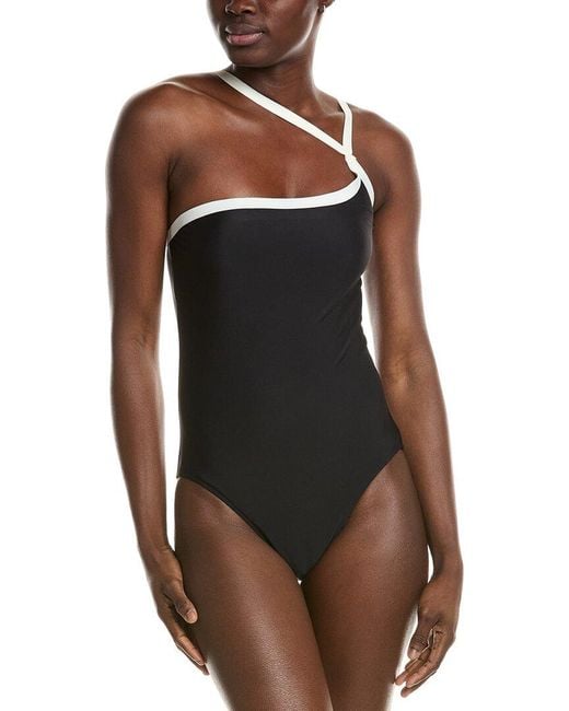 summersalt Brown The Fused Sidestroke One-Piece